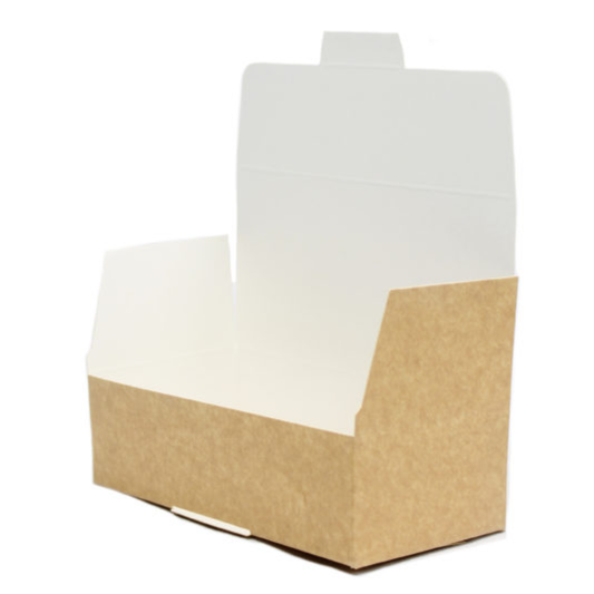 Gift Box: Kraft box with 'fudge' writing