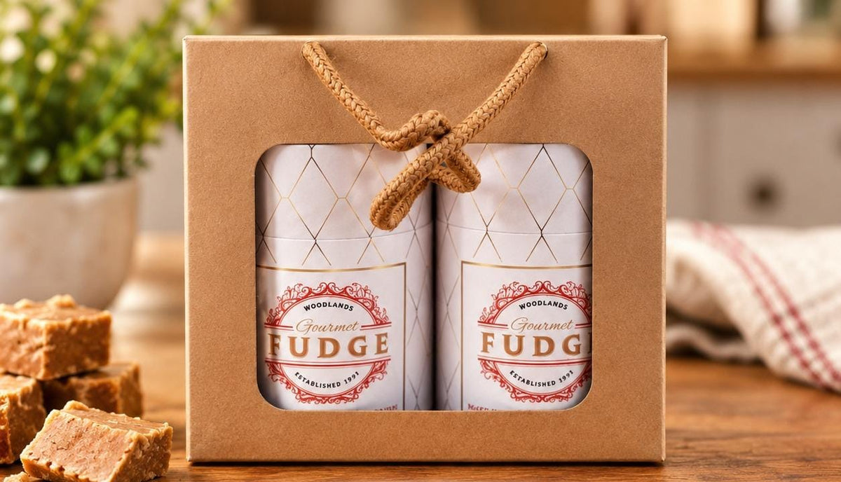 Pick any 2 Fudge Flavour Tubs in gift bag