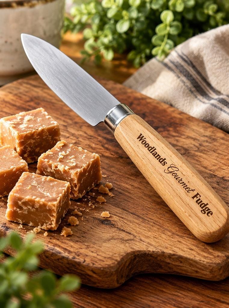 Woodlands Gourmet Fudge Wooden-Handled Knife