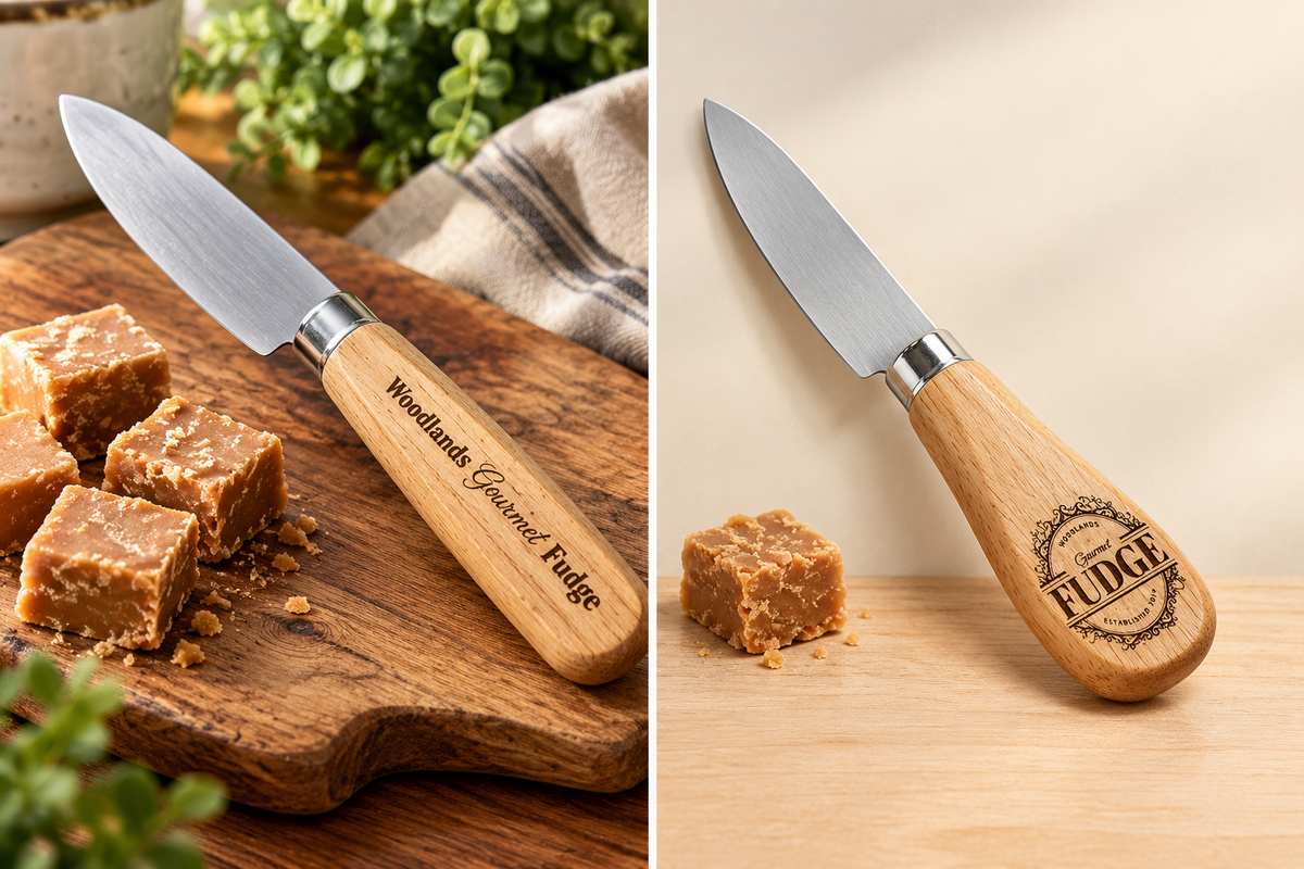 Woodlands Gourmet Fudge Wooden-Handled Knife