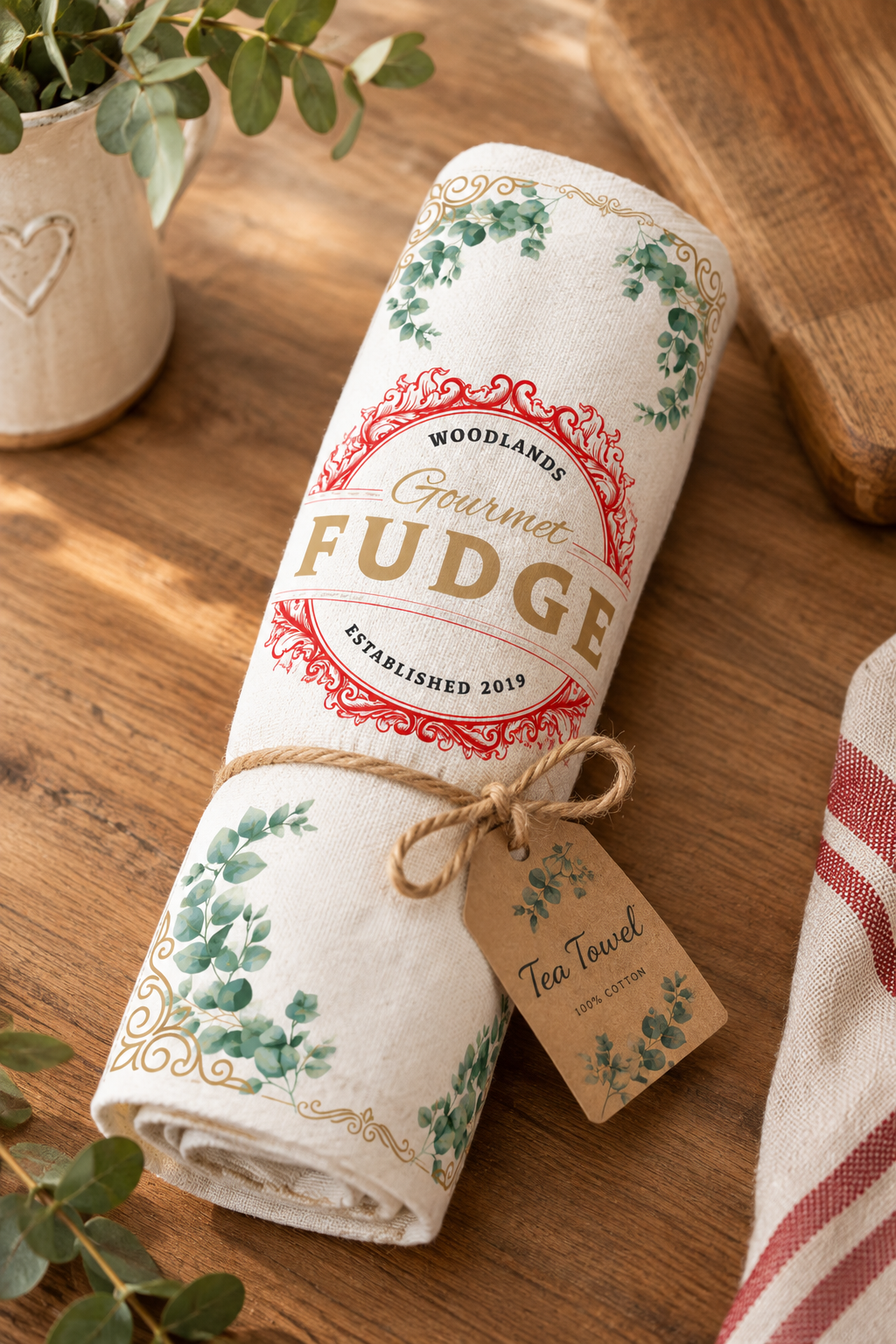 Gourmet Fudge Tea Towel